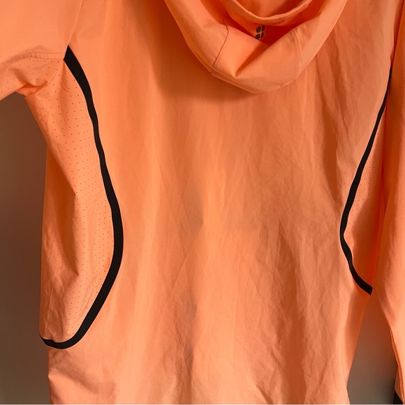 Sweaty Betty Orange Lightweight Full Zip Hooded Jacket | M - Picture 7 of 8